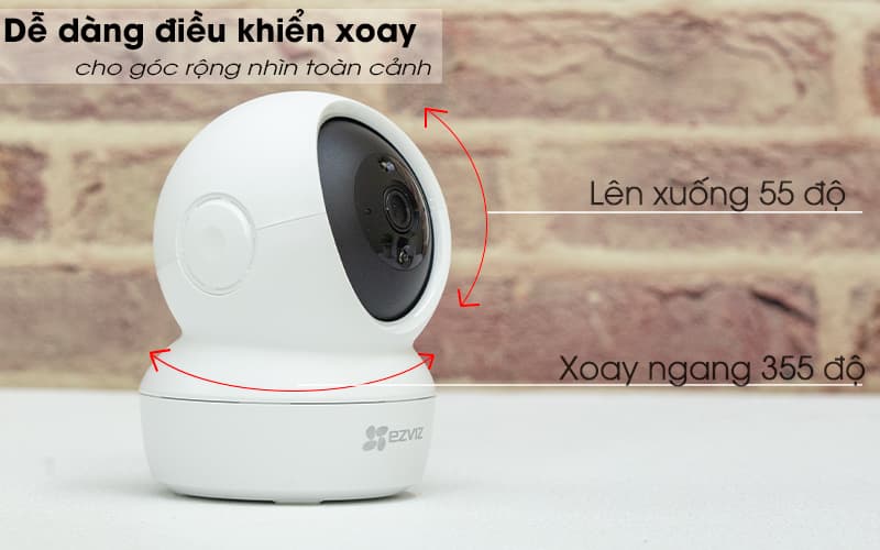 Hình ảnh Camera wifi Ezviz C6N không dây xoay 360 độ đàm thoại 2 chiều - Hàng chính hãng