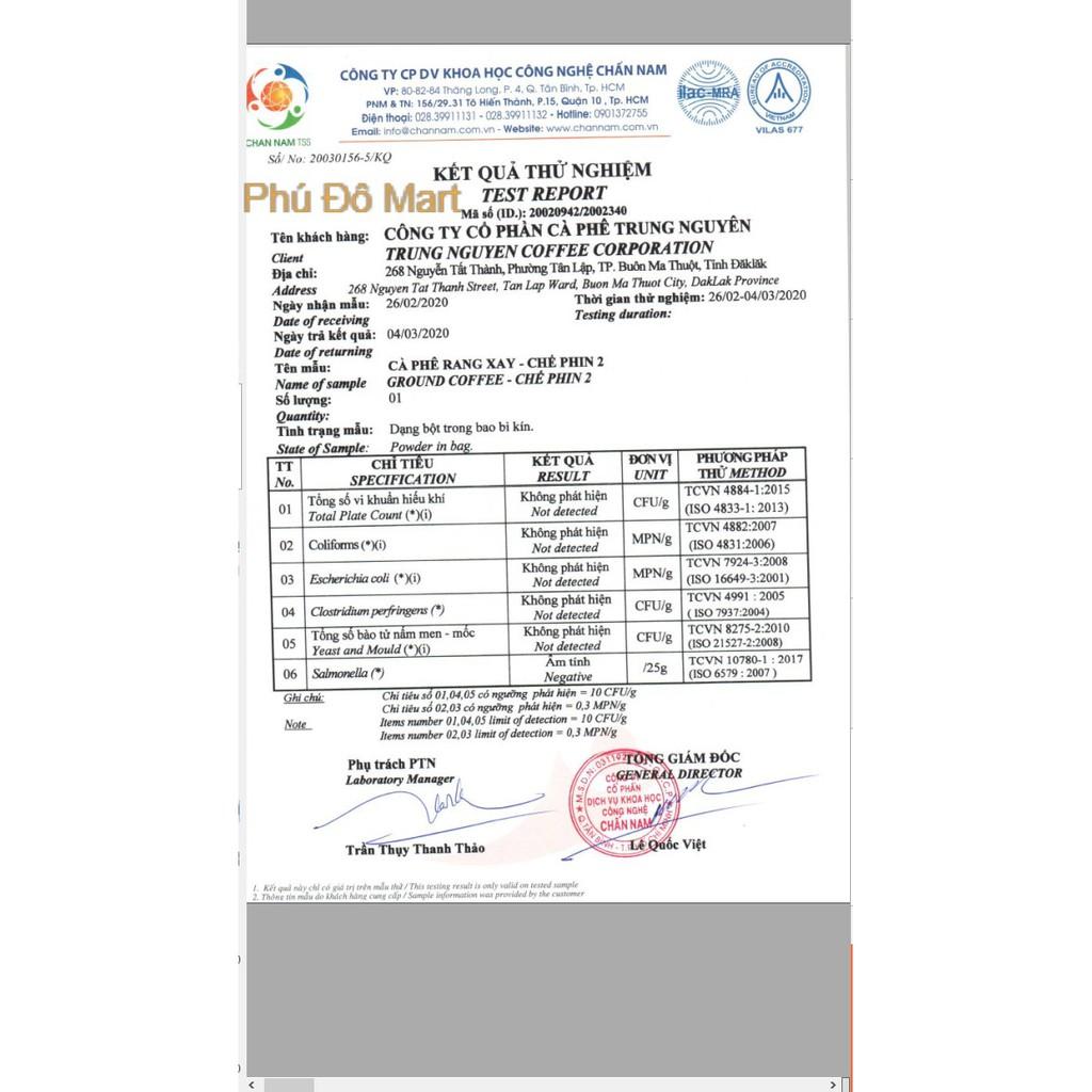 Cà Phê Rang Xay Trung Nguyên Chế Phin 2 - Loại Gói 500gr
