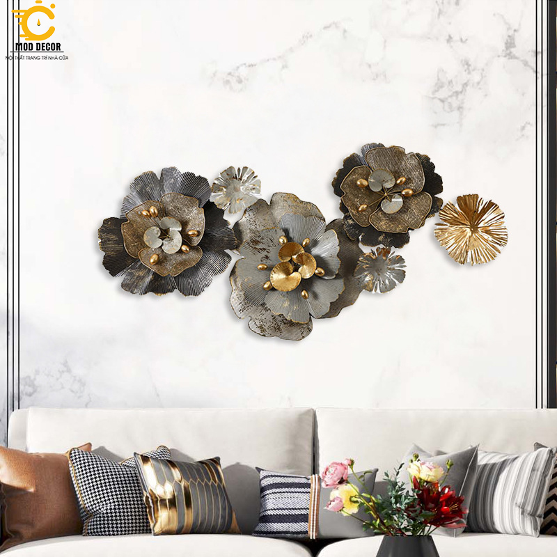 Tranh sắt treo tường trang trí MOD Decor, phong cách Bắc Âu nghệ thuật Lianzhang JJT mã 2025Đ