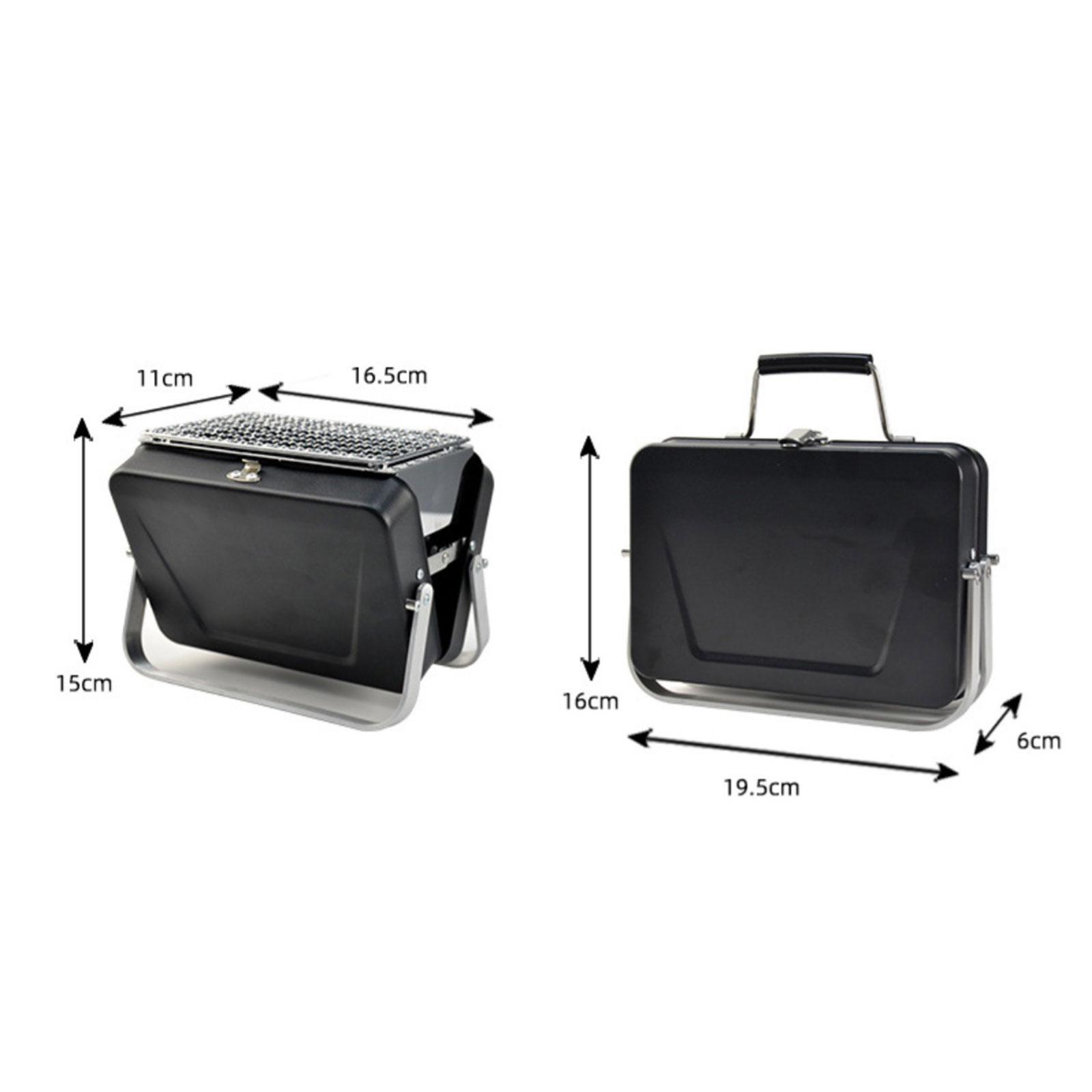 Portable Grill Foldable Stainless Steel Camping Grill Barbecue Grill for Travel, Campfire , Home