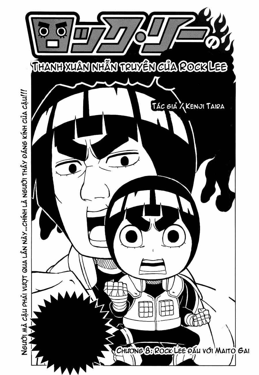 rock lee's springtime of youth chapter 8 1