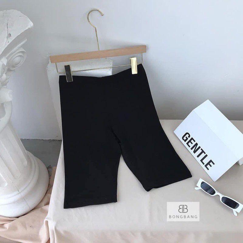 Quần legging đùi Big Size Cho Nữ vải cotton dẻo co dãn 4 chiều siêu thích