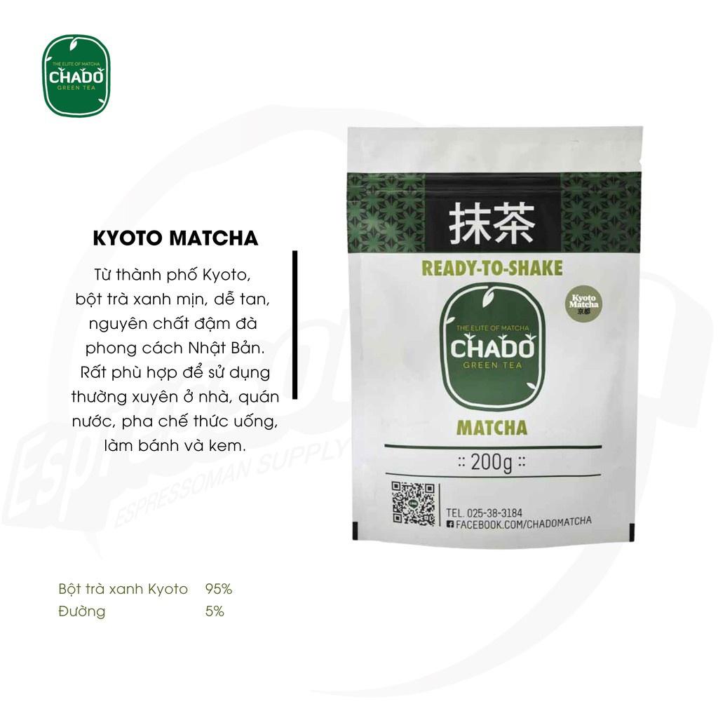 Kyoto Matcha - Bột Trà Xanh Kyoto - Nhật Bản - Nguyên Liệu Pha Chế - Uống Liền - Bột - Làm Lánh - Kem