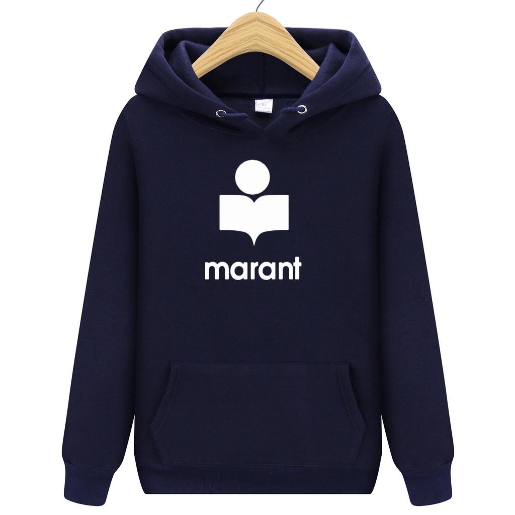 Áo nỉ Hoodie in chữ Maran hoodie Nam Nữ form rộng Unisex