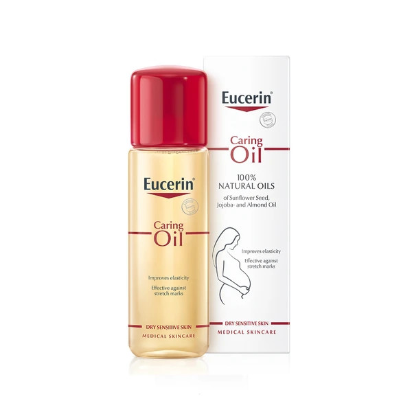 Dầu dưỡng ẩm chống rạn da cho bà bầu Eucerin Natural caring Oil 125ml