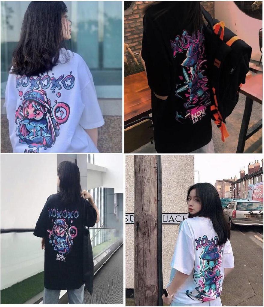 Áo thun nam nữ vải thun cotton mềm mịn thấm hút mồ hôi form 75kg