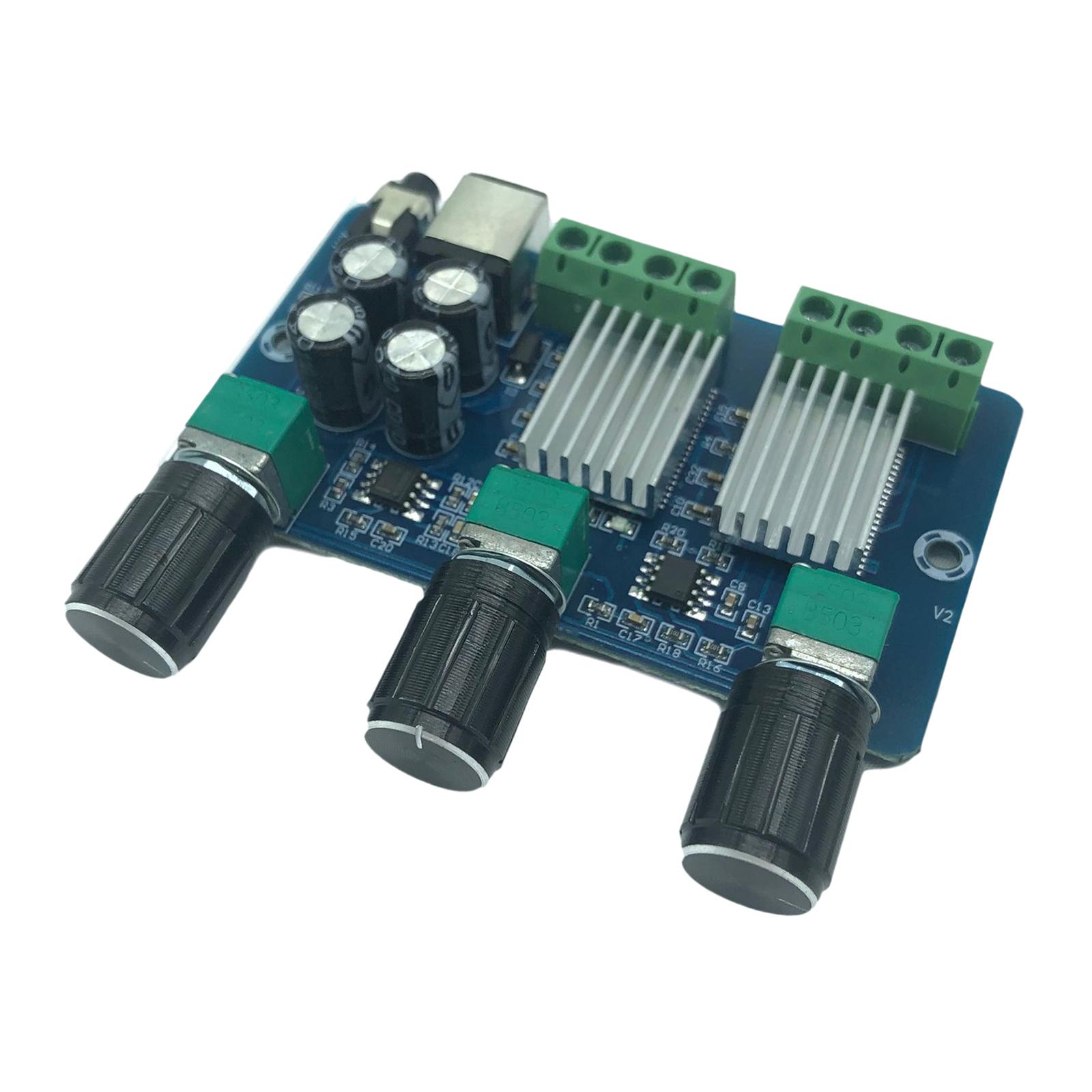 DC12V XH-A355 2.1 Channel Digital Stereo Audio Power Amplifier Board AMP