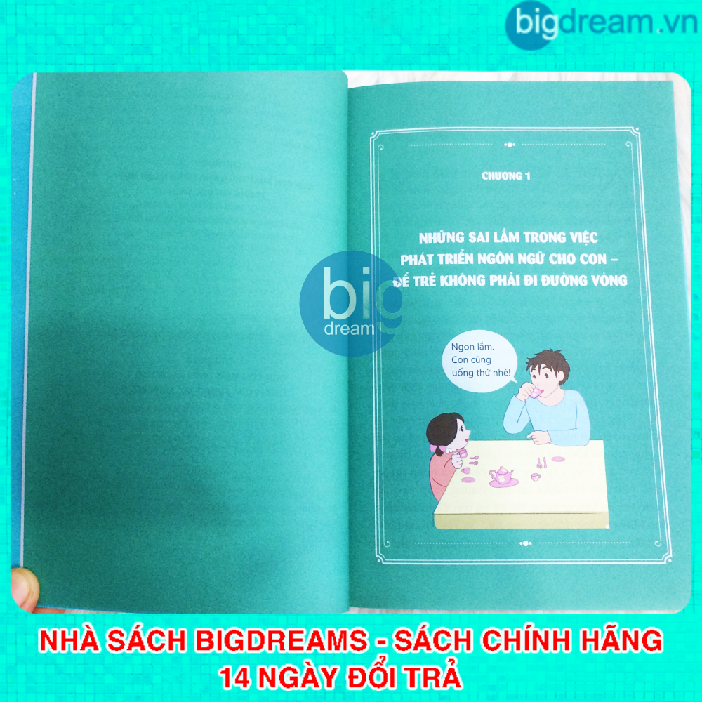 Dạy con học nói sớm - Phát triển tư duy ngôn ngữ tiềm thức cho bé chậm nói sách cho bé tập nói