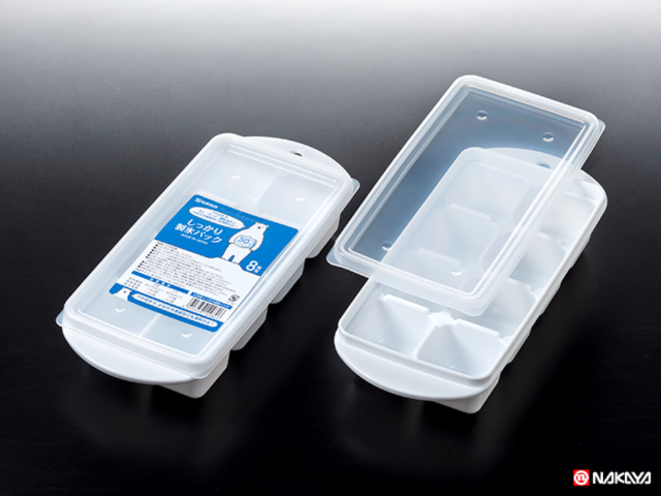 Khay làm đá viên kháng khuẩn, an toàn Nakaya Ice Tray - Hàng nội địa Nhật Bản |#nhập khẩu chính hãng| |#Made in Japan| |#K280|#K281|#K298|