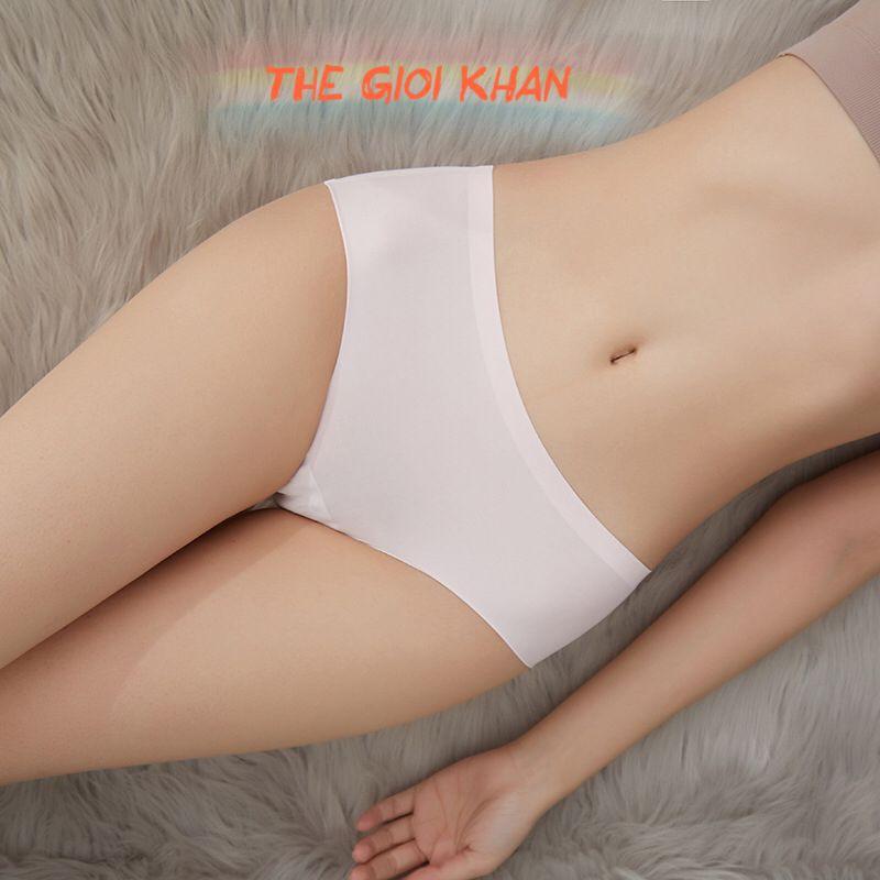 Hình ảnh Quần Lót Nữ Đúc Su không đường may thun lạnh có size XXL kháng khuẩn co dãn full size