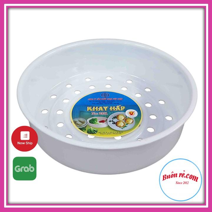 Khay hấp tròn NHỰA VIỆT NHẬT - Xửng hấp thức ăn (MS:2331/5615) Buôn Rẻ 01231