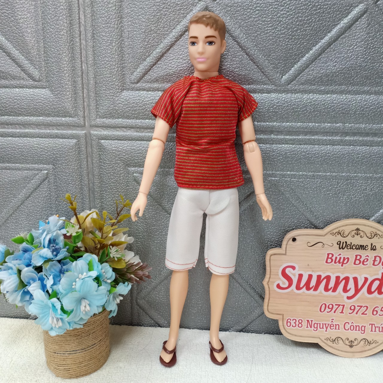 Búp bê Ken nam 12 khớp giá cực tốt Sunnydoll