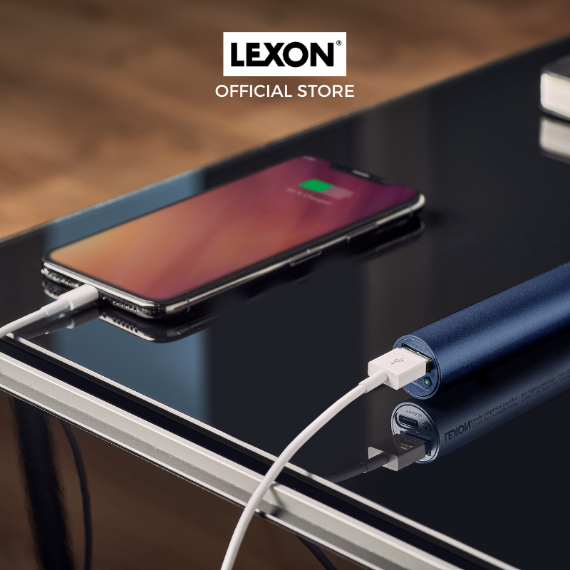 Sạc dự phòng 3000 mAH kèm móc treo di động - LEXON NOMADAY POWER BANK - Hàng chính hãng