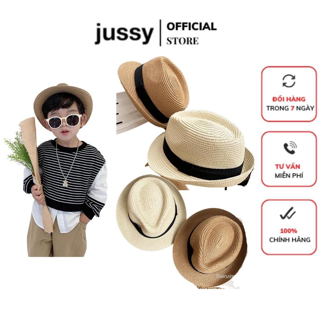 Nón Cói Phớt Vành Nhỏ Jussy Fashion Kiểu Mũ Cói Unisex Nón Rộng Vành Đi Biển Nhiều Màu Hot