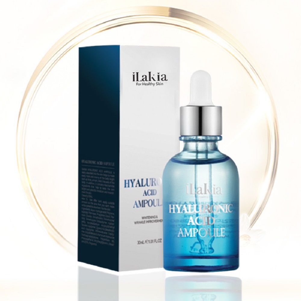 iLakia - Tinh Chất Serum HYALURONIC Phục Hồi Tái Tạo &amp; Dưỡng Da Chuyên Sâu 30 ml KOREA