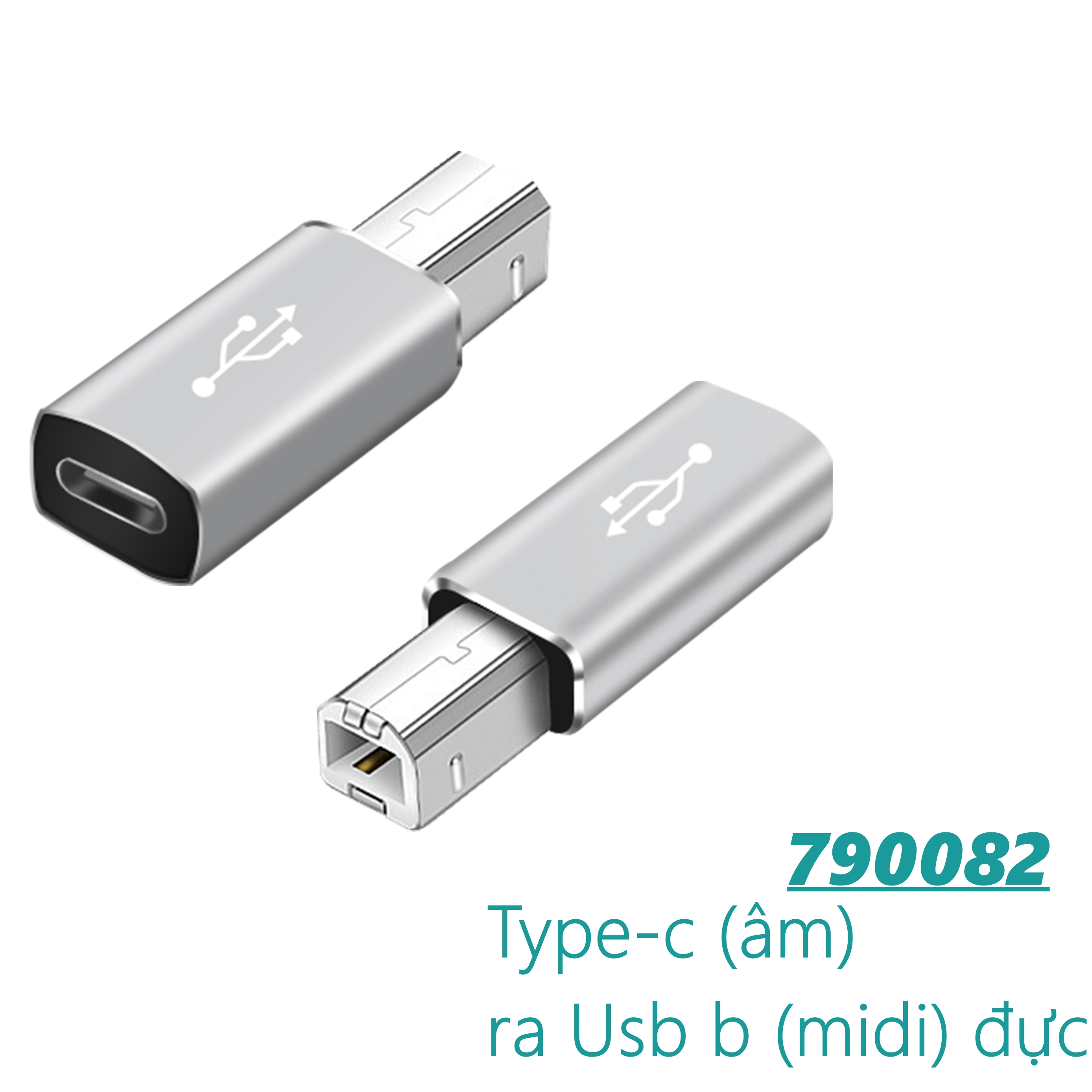 Đầu chuyển usb type-c ra usb b cho máy in, Midi cho máy đàn organ