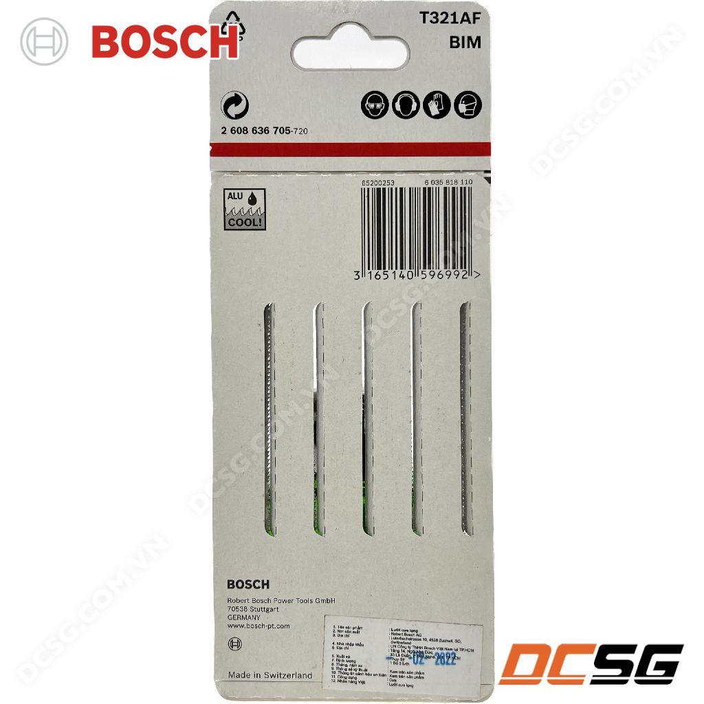 Lưỡi cưa lọng cắt nhanh trên kim loại T321AF Bosch 2608636705 (01 lưỡi) | DCSG