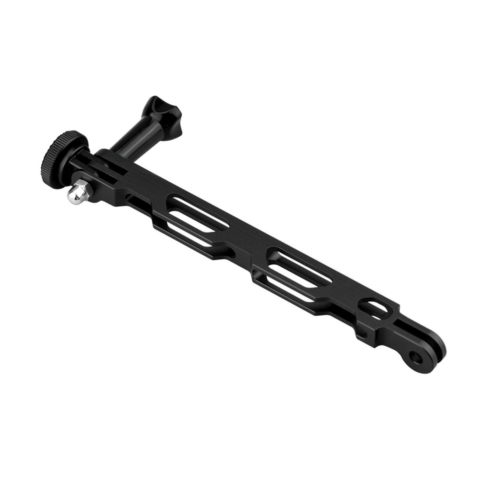 CNC Extension Arm Pole Mount Base 1/4" Adapter For Insta360 ONE X2 X black