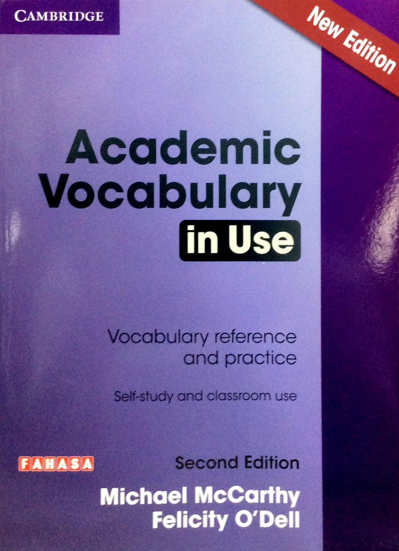 Academic Vocabulary in Use Edition with Answers Edition: Vocabulary Reference and Practice