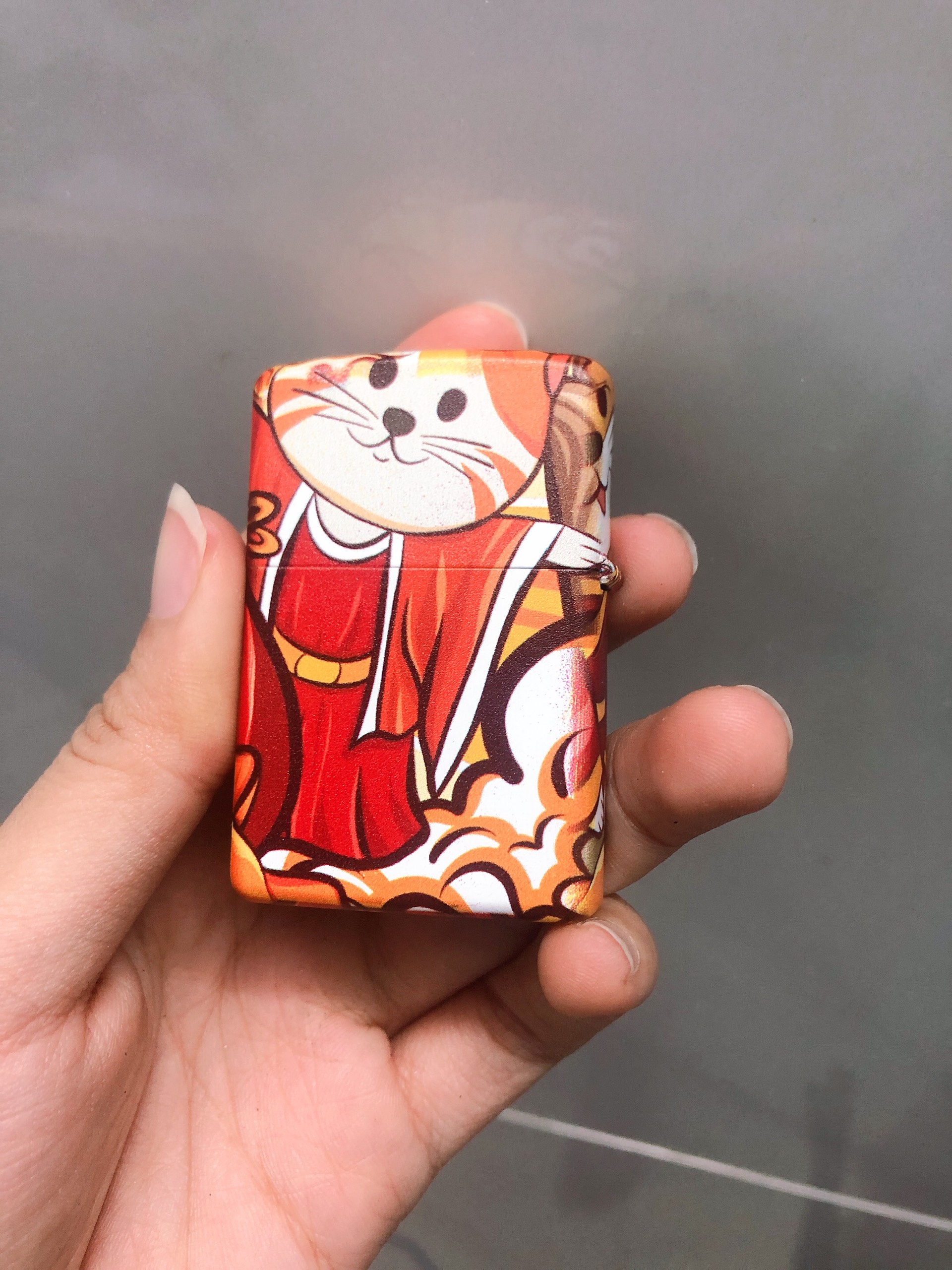 Hột Quẹt Bật Lửa phiên bản nhật hình mèo may mắn "Tài Lộc Dư Dả" H40