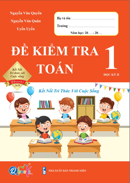 Trọn Bộ Bài Tập Tuần, Đề Kiểm Tra Toán và Tiếng Việt Lớp 1 - Kết Nối - Cả năm học (8 quyển)