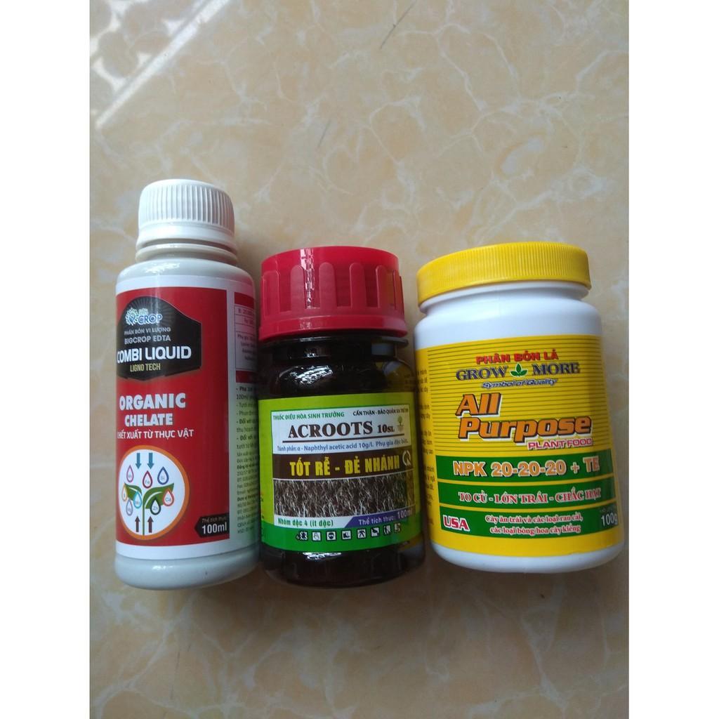 Bộ sản phẩm dưỡng cây chăm sóc phong lan - 100ml/chai