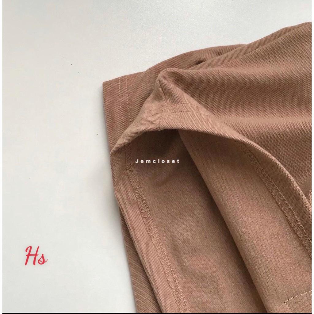 Bộ Đùi Áo Phông In Chữ Hàn Zaclang - Set thể thao uzzlang unisex áo thu tay lỡ chất cotton form rộng quần cộc T M Store