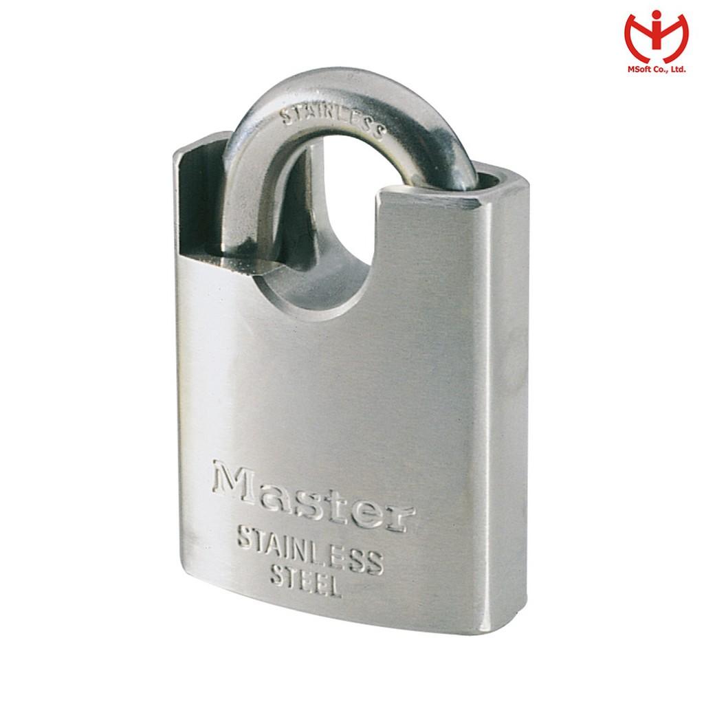 Ổ khóa chống cắt Master Lock 550 D thân inox SUS 304 rộng 50mm