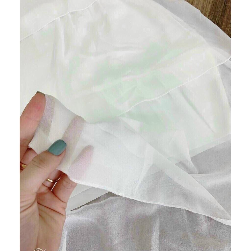 Đầm Voan Cao Cấp,Xếp Ly Cổ 3 Tầng Thời Trang Váy Nữ ,Màu Sắc Nhã Nhặn Thật Sự Phù Hợp Để Tới Công Sở, Đi Làm