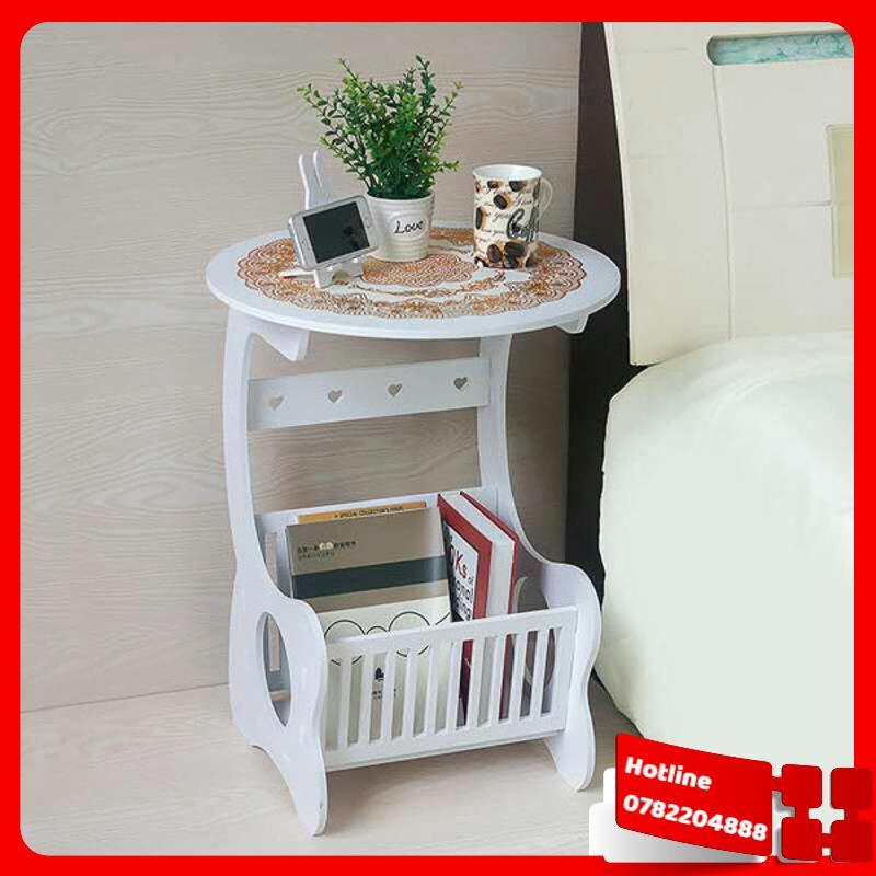 Bàn Tròn Có Kệ Để Sách Độc Đáo - Loại Tốt
