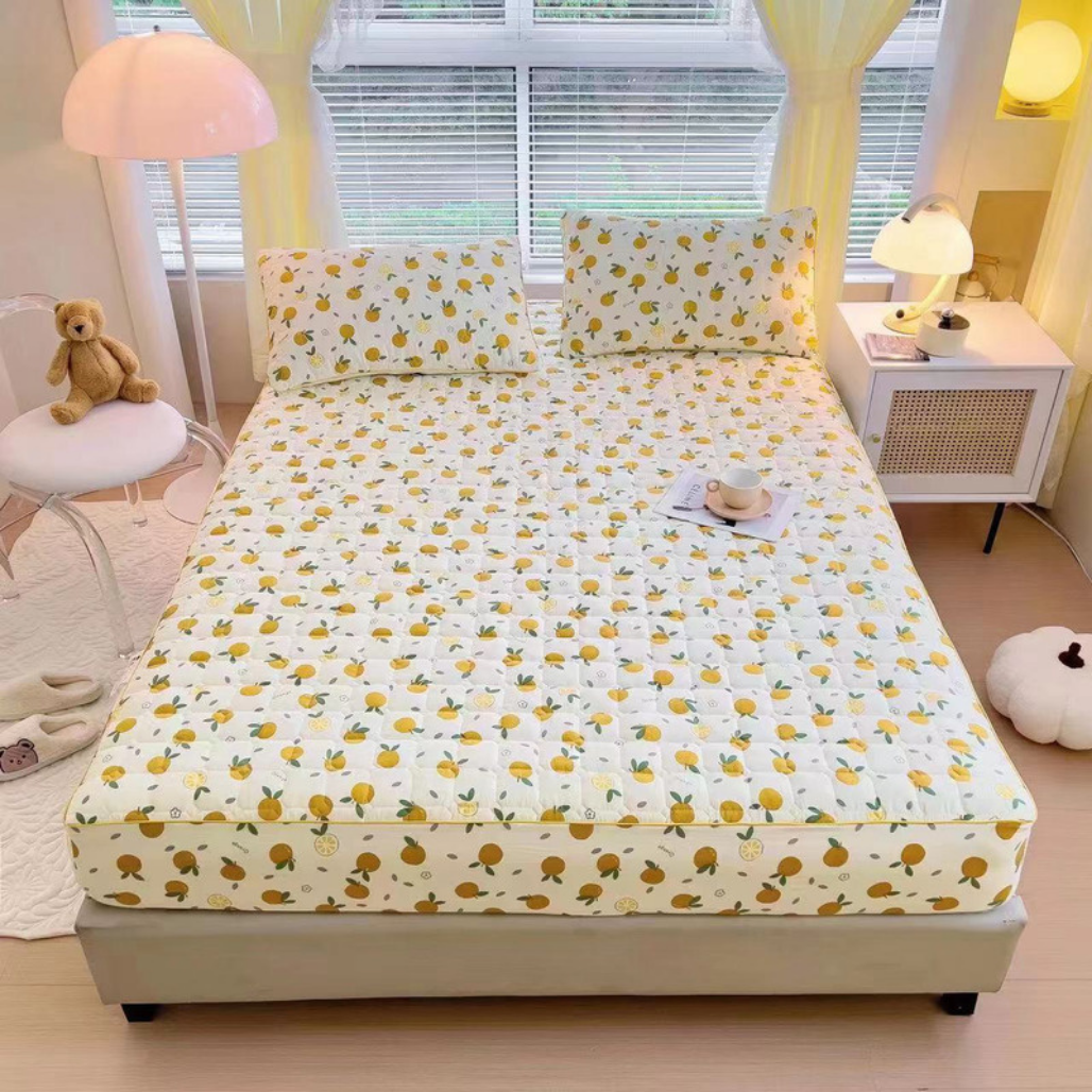 Set ga gối đũi trần bông xơ đậu nành mềm mịn thoáng mát mẫu mã đa dạng