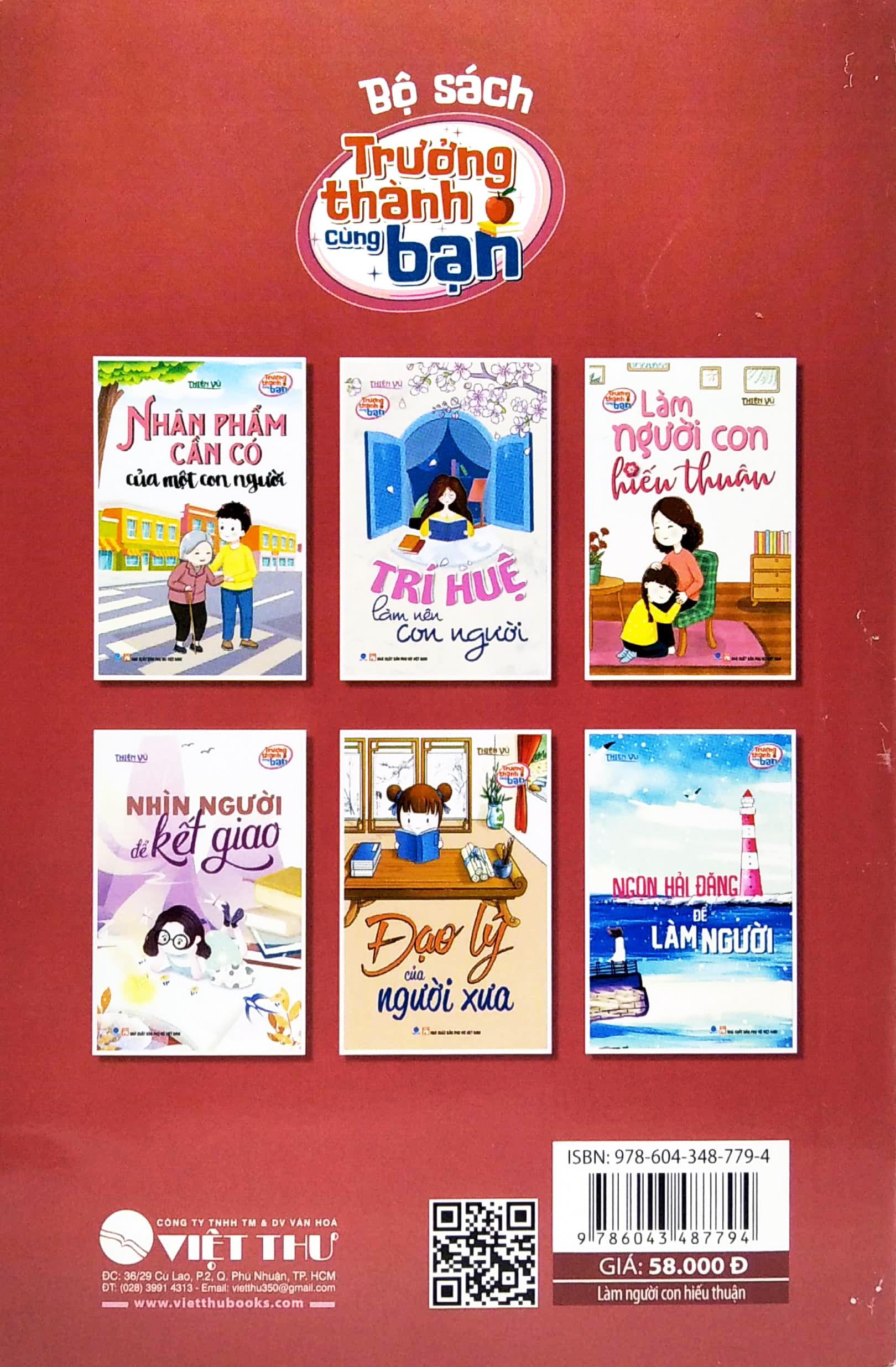 Trưởng Thành Cùng Bạn - Làm Người Con Hiếu Thuận