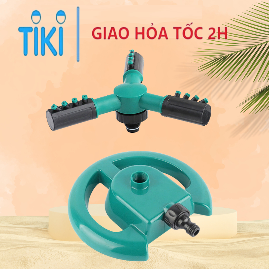 Vòi phun nước tưới cây - Mát mái bằng nhựa tự động xoay 360 độ PaKaSa