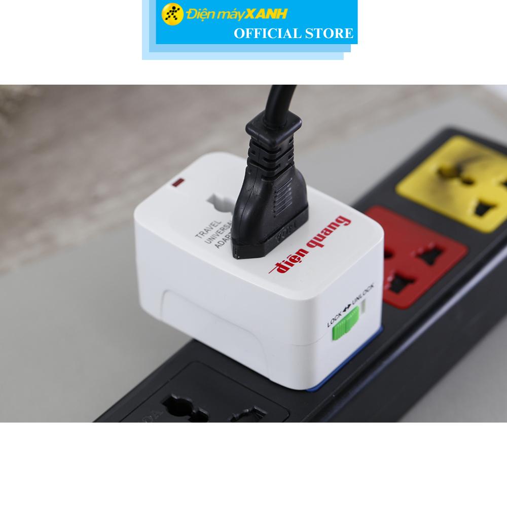 Adapter du lịch Điện Quang TV-01 - Hàng Chính Hãng