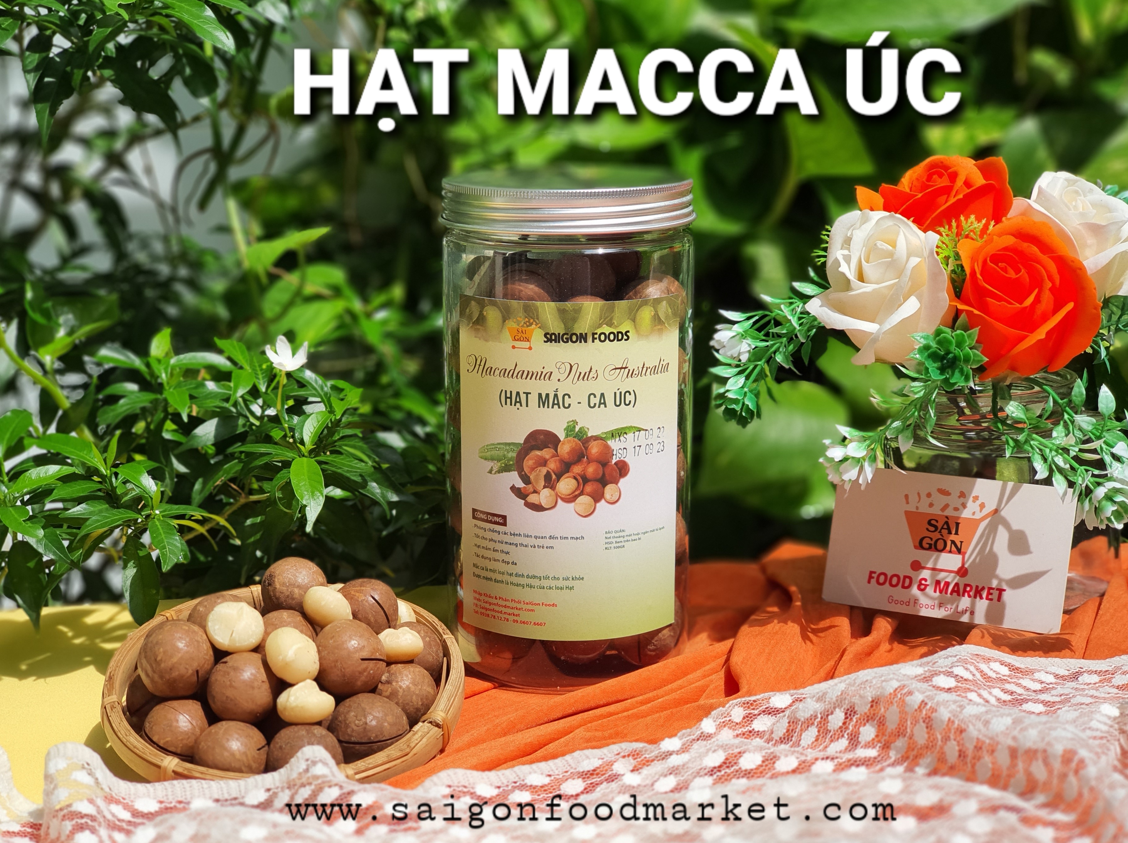 HẠT MACCA ÚC HỦ PET 500GRAM