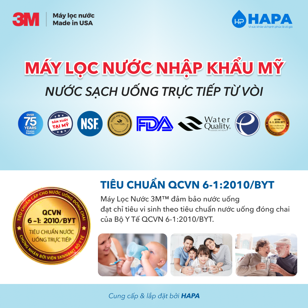 Máy Lọc Nước 3M ICE140-S Dành Cho Quán Cà Phê Vừa Và Nhỏ HF40-S - Nhập Khẩu Mỹ, Hàng Chính Hãng 3M