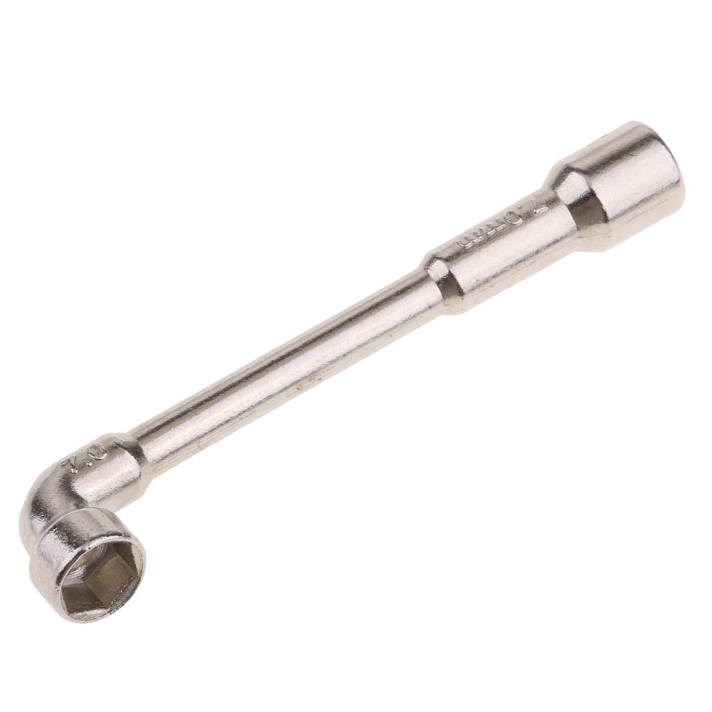 2pcs L Type Pipe Elbow Wrench Double Head Outer Hexagon Sleeves Wrench