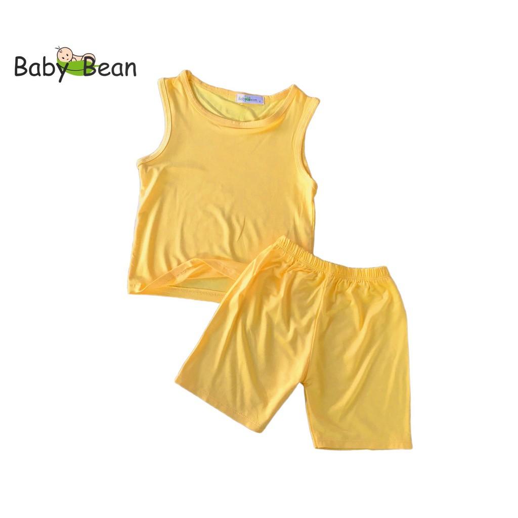 Đồ Bộ Thun Lạnh Sát Nách Bé Sơ Sinh Trai BabyBean MÃU NGẪU NHIÊN (7kg-13kg)