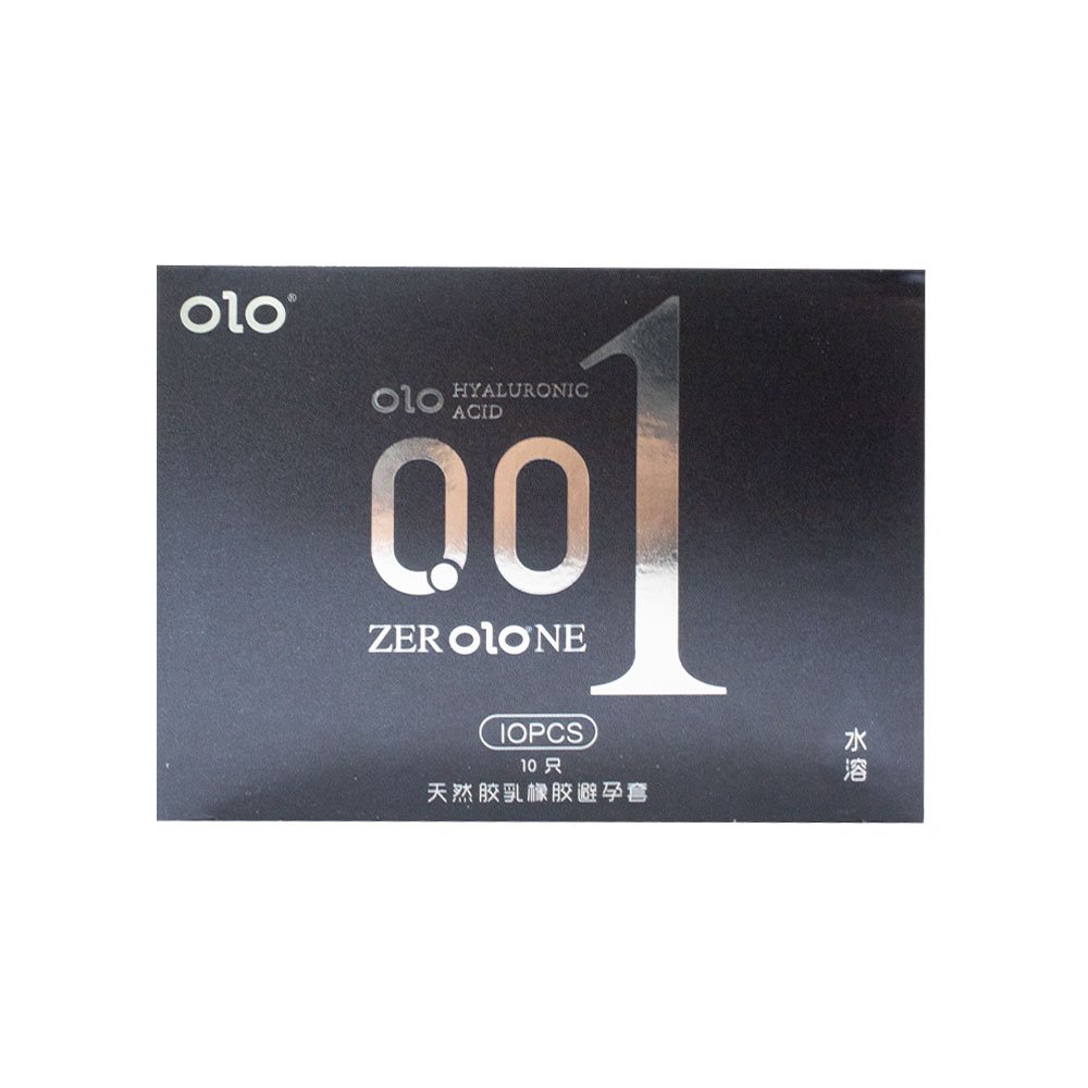 Bao cao su OLO 0.01 Đen - Siêu mỏng, hương vani