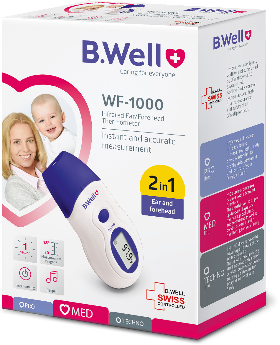 Nhiệt kế hồng ngoại B.Well Swiss WF-1000