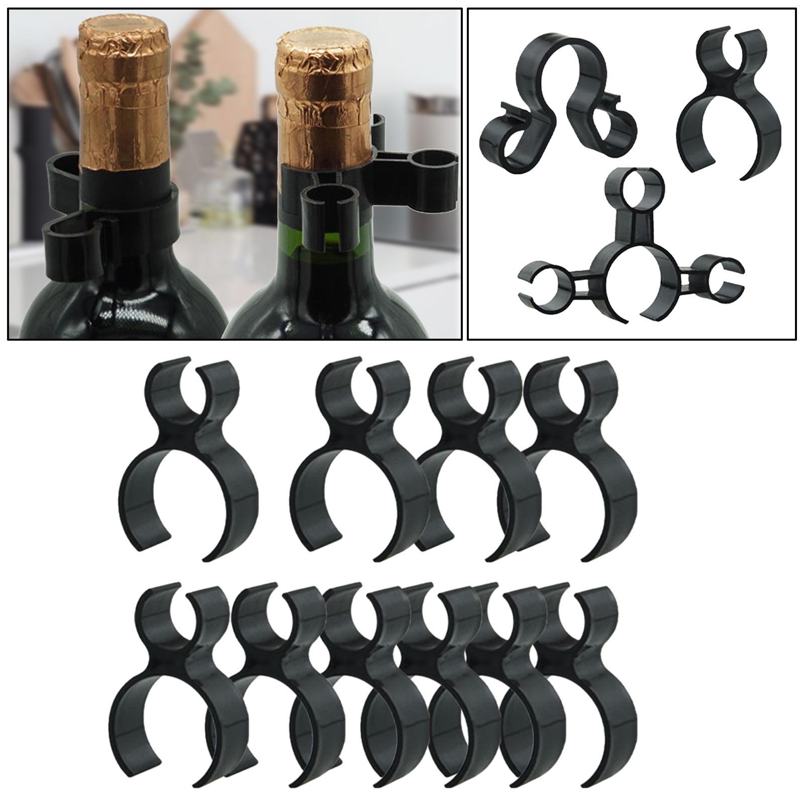 10x Champagne Bottle Clip Bottle Clip for Sparklers Christmas Bottles Service Sparklers Clips Party Supplies Bottle Sparklers Clip