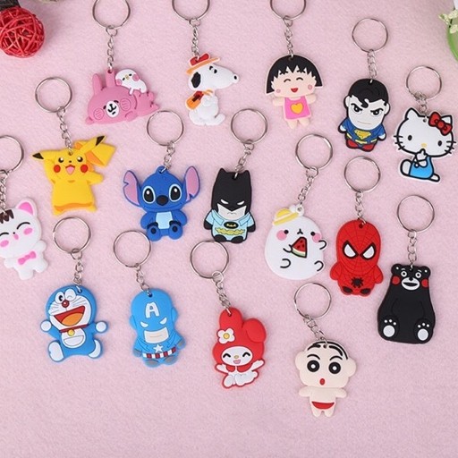 MÓC KHÓA HÌNH THÚ CHIBI SILICON - NGẪU NHIÊN MẪU