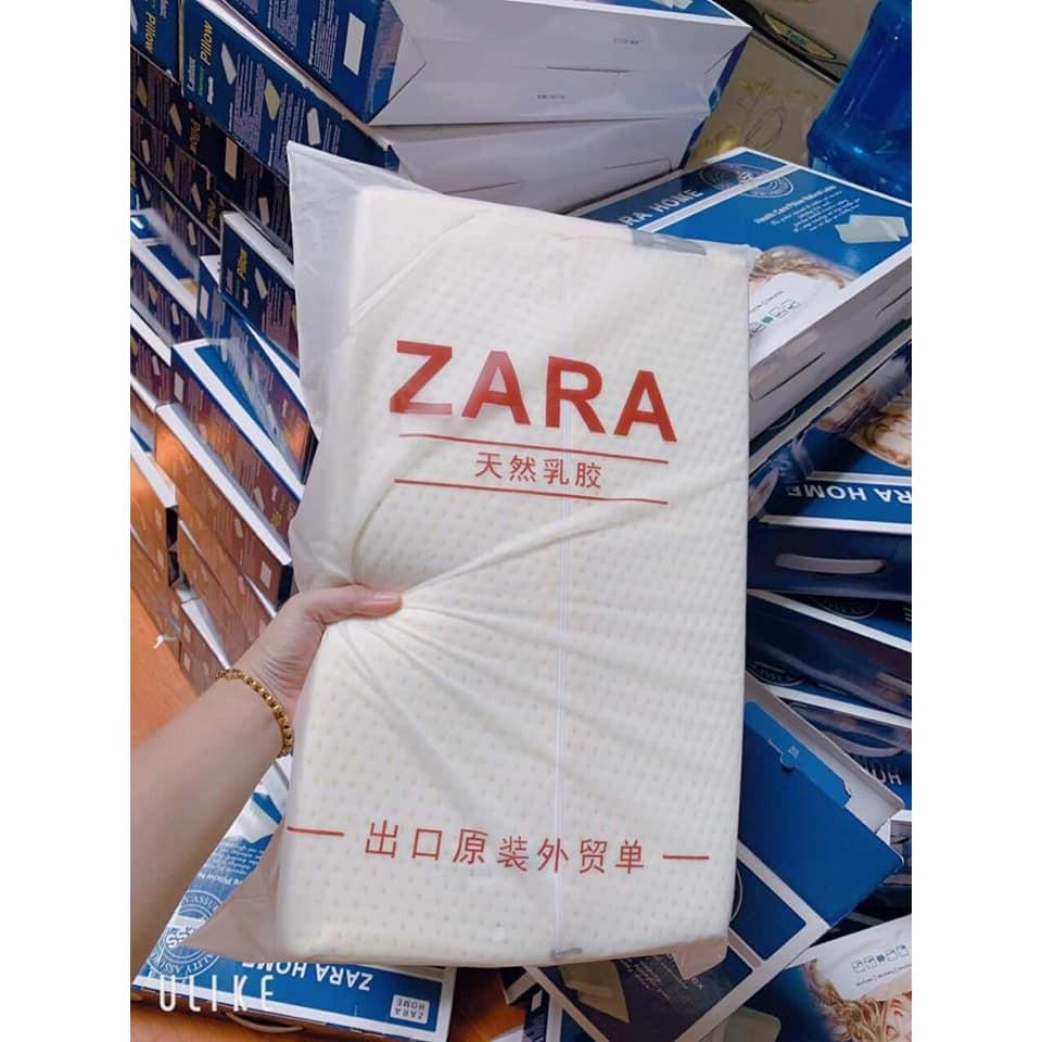 Gối cao su non có hộp Zara Home cao cấp siêu mềm (Full Box)-MẪU MỚI 2019