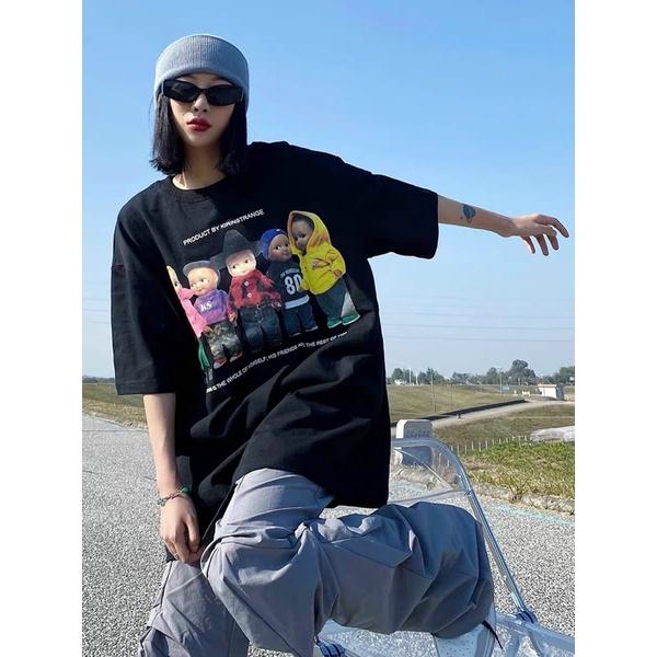 Áo thun cotton mềm 2 chiều 5 đứa con nít
