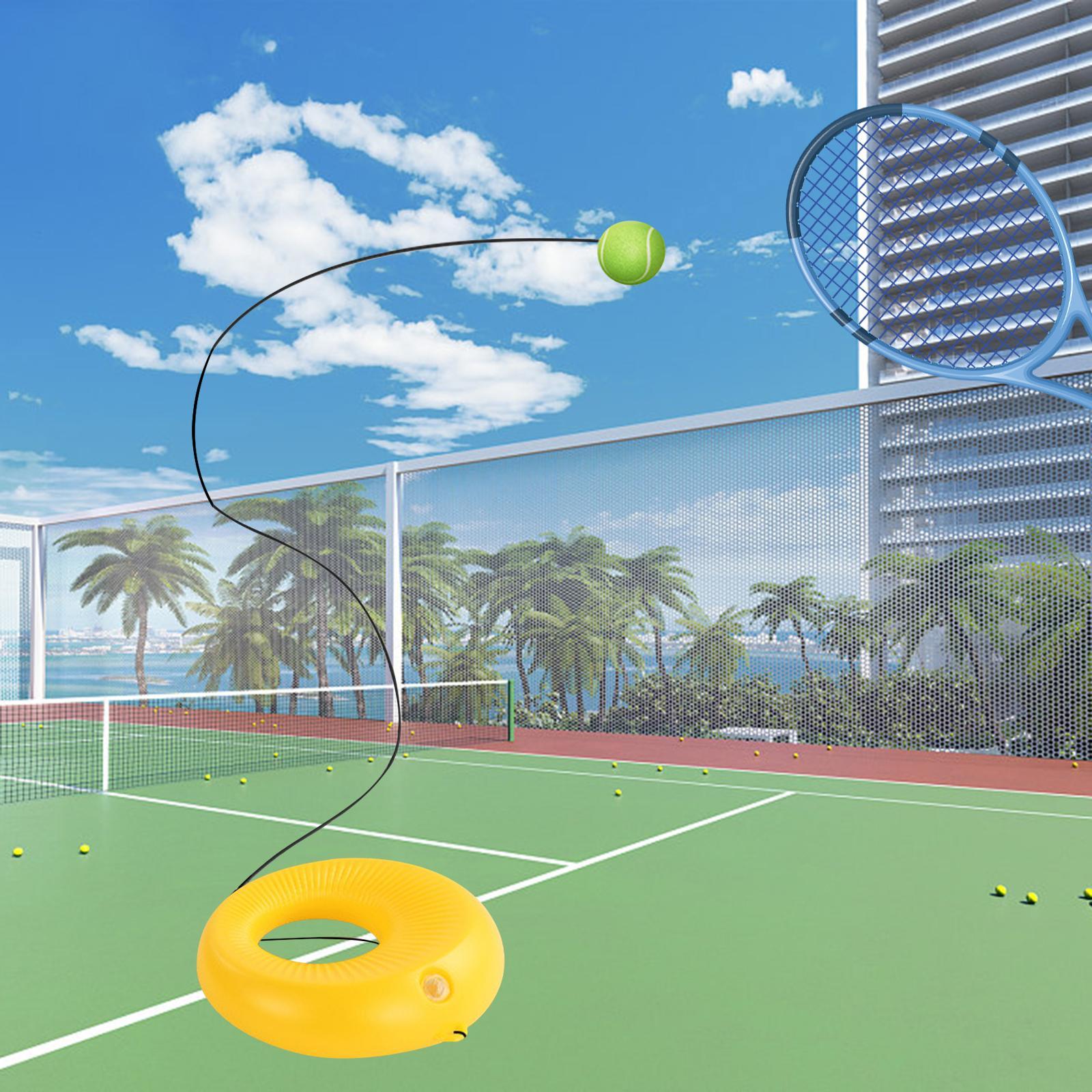 Tennis Ball with String Tennis Trainer Exerciser Hand Eye Coordination Self Tennis Training Tool Practice Gear for Beginners, Swing