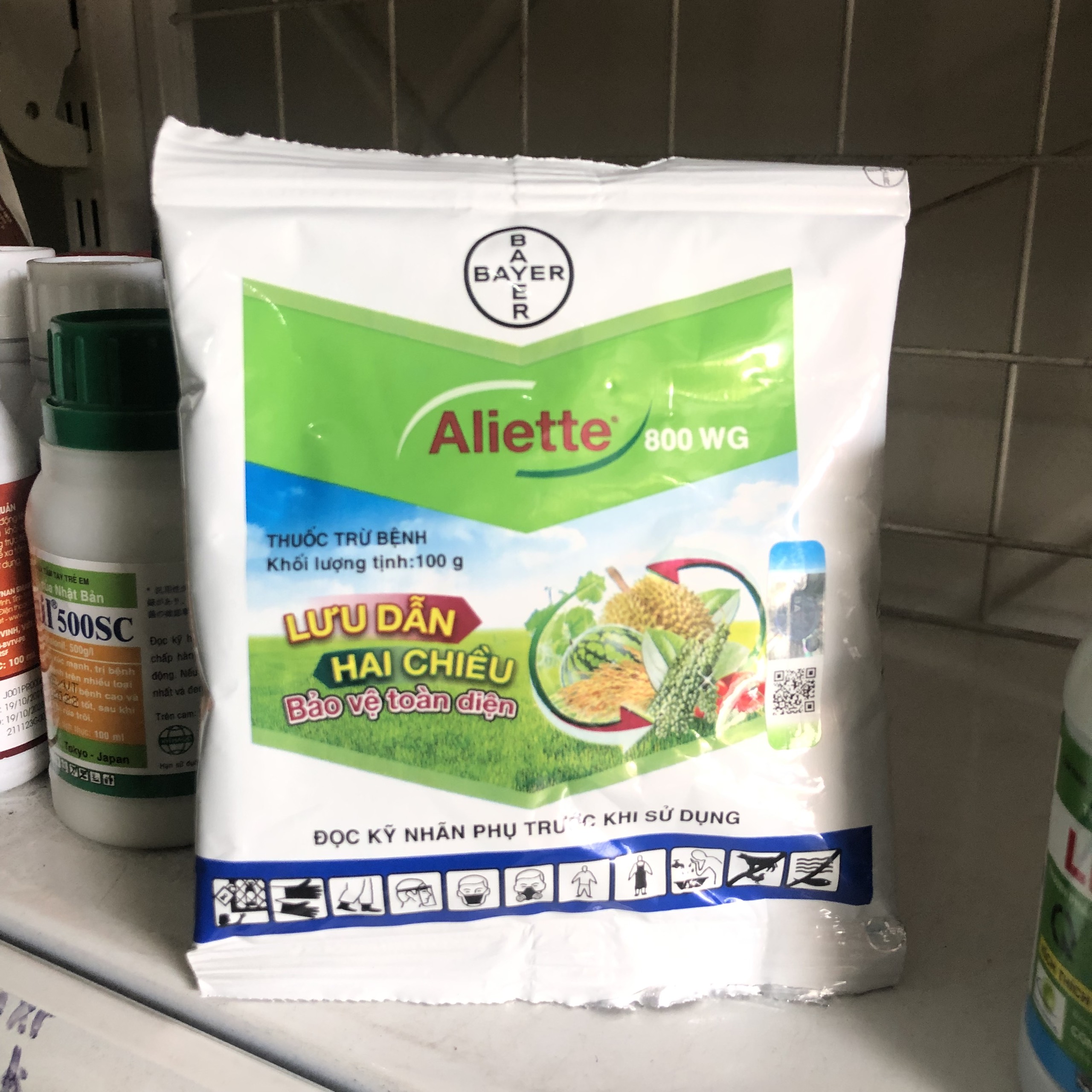 Chế phẩm trừ nấm bệnh cao cấp Aliette 800Wg gói 100g