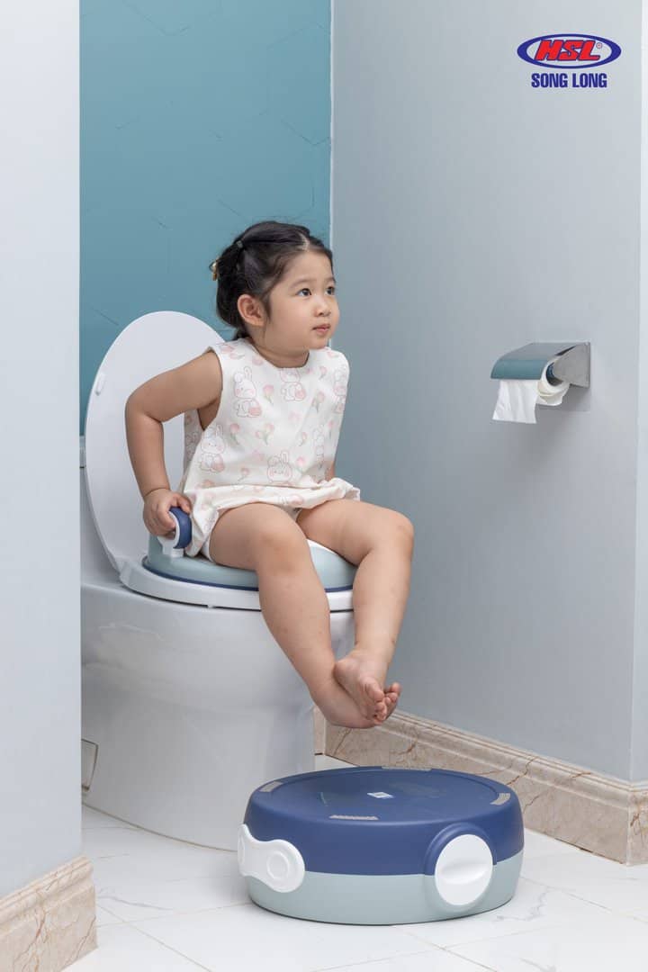 BỒN CẦU TRẺ EM OHANA 2IN1 – TIỆN LỢI, AN TOÀN CHO BÉ YÊU