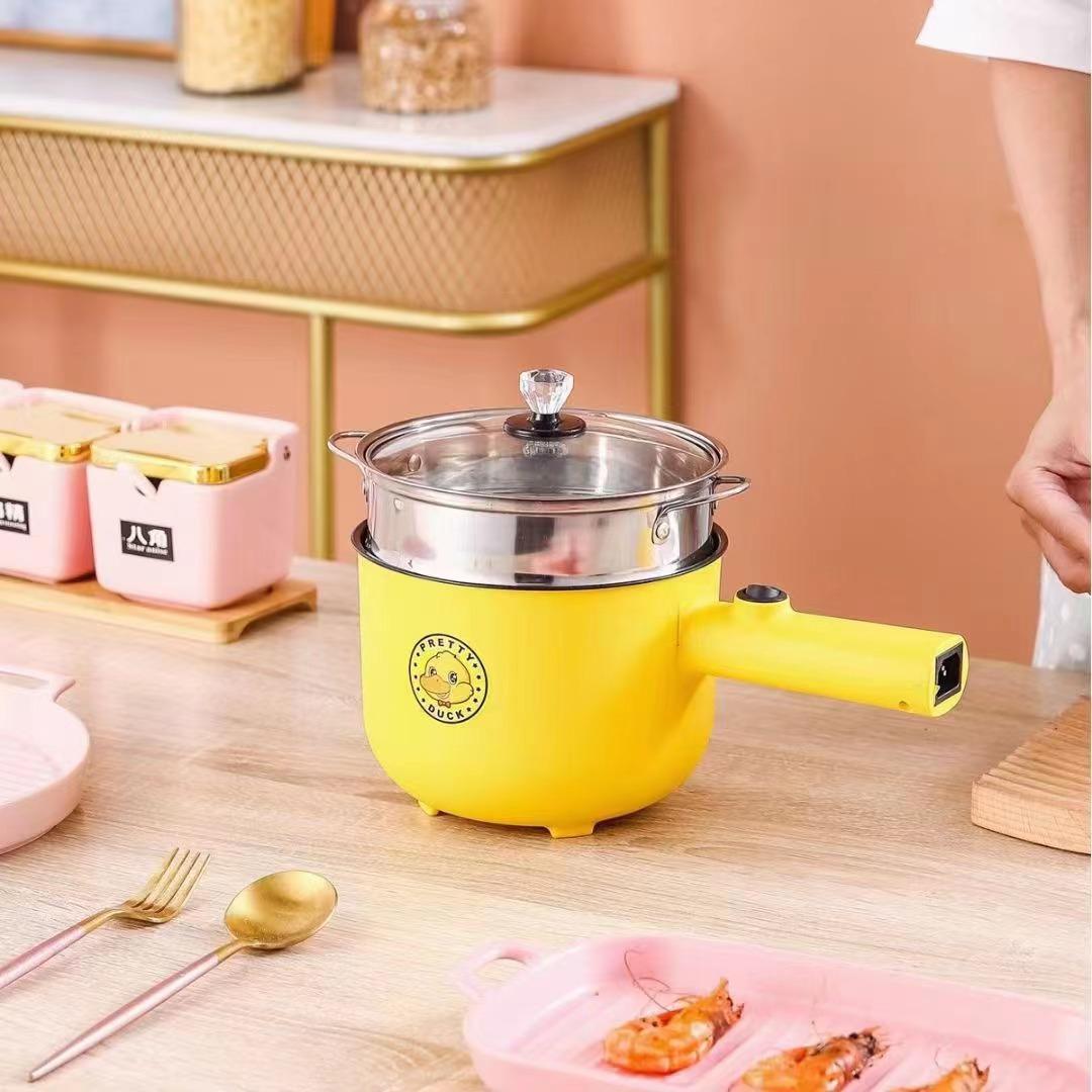 Ưu đãi đặc biệt nồi chống dính vịt vàng nhỏ nồi cơm điện đa năng 2 lớp nồi cơm điện ký túc xá sinh viên nồi cơm điện nhỏ nồi cơm điện mẹ và bé nồi cơm điện nhỏ