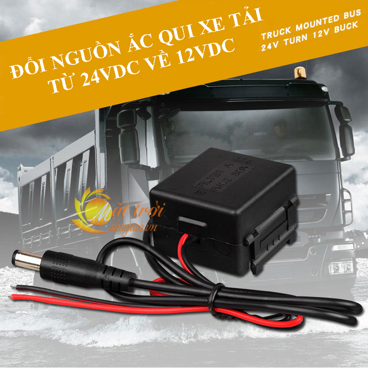 Đổi nguồn từ 24VDC sang 12VDC