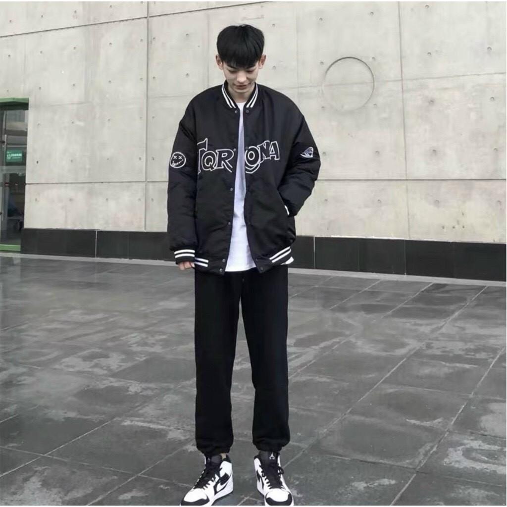 Áo Khoác Bomber Nam Thêu Chữ tỉ mỉ sắc nét - phong cách unisex trẻ trung MAYLANSTORE